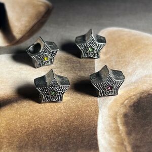Stars charms 4pcs